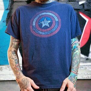 Vintage Captain America Marvel t shirt